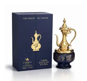 Emper Perfumes Dallah Cuba Le Chameau Elite 100ml Men's Eau de Parfum Fresh Marine Mineral Aromatic Jasmine Ambergris Clean Uplifting Masculine Perfume for Everyday Wear