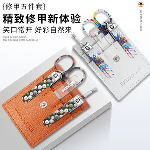 Nail Clipper Set Stainless Steel Nail Clippers Cuticle Remover Manicure Dead Skin Fork Portable Nail Cutter Nail Art Tool Set