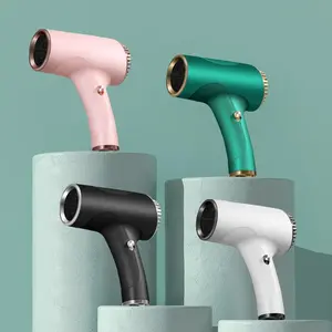 Hot and Cold Air Hair Dryer with Battery Charging Function, High Air Volume, Portable Design, Suitable for Outdoor Activities, Students or Office Workers