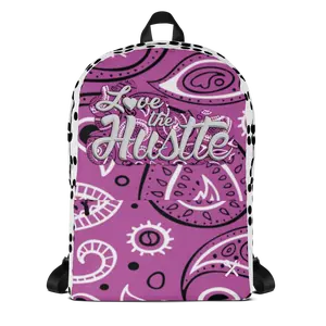 Love The Hustle Bandana Backpack, Hot Pink Tops