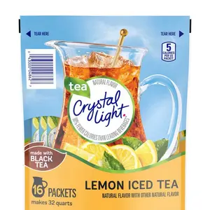 Lemon Iced Tea Naturally Flavored Powdered Drink Mix 16 Packs