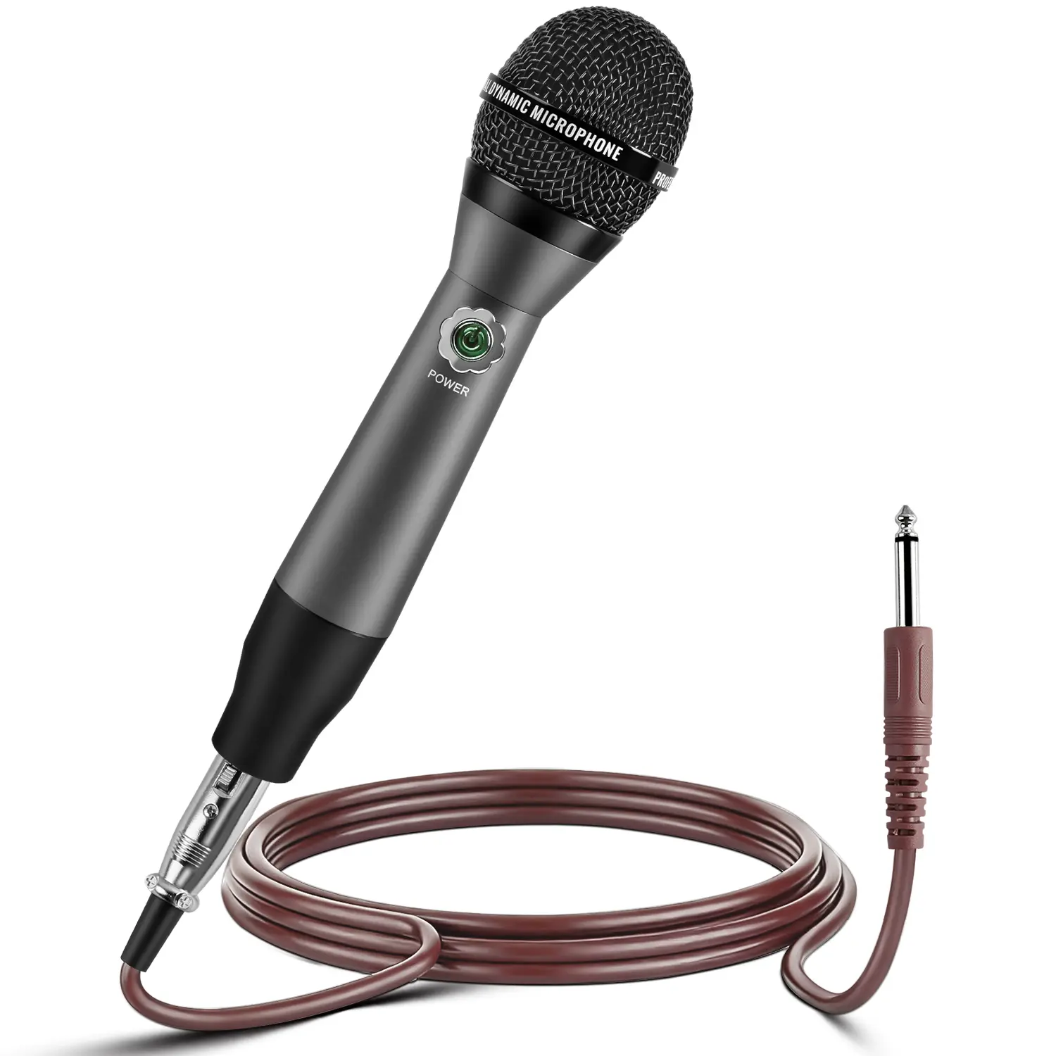 KASCHUN Handheld Cardioid Dynamic Microphone - 16.4ft Cable Creator Gear, Plug-and-Play Wired Mic with Easy Setup, Versatile Use for Karaoke, Live Performance, Parties, Public Speaking