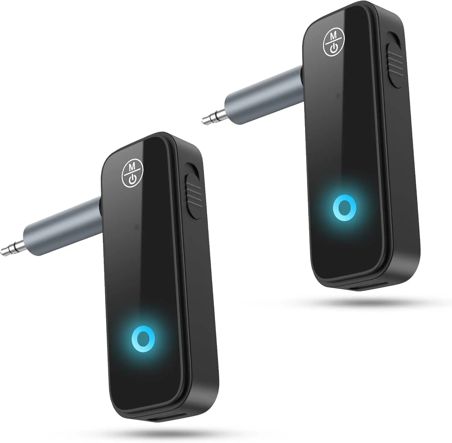 (Upgraded)   Pack AUX Bluetooth Adapter for Car,  in  Bluetooth . Receiver Transmitter for Car with Display Screen, Handsfree Calls, Wireless Audio Receiver for Home Stereo, Headphones