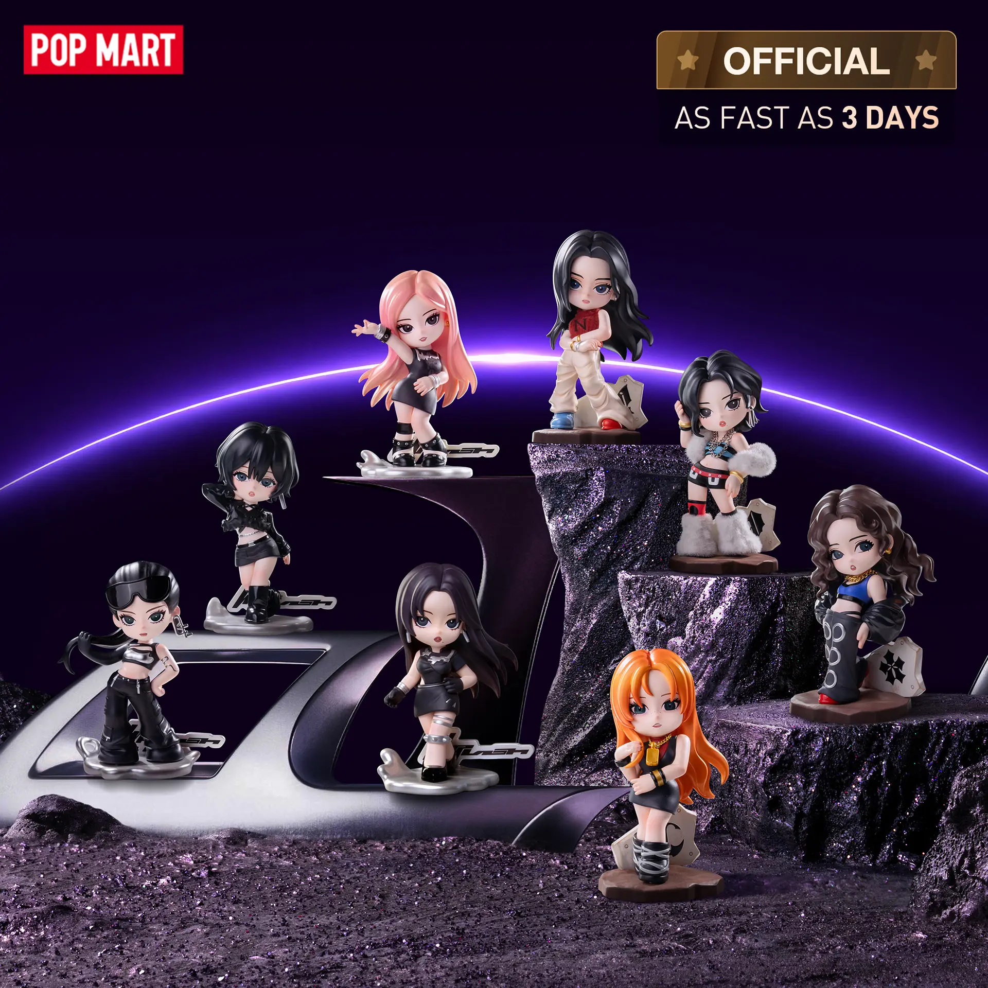 【NEW】POP MART aespa Memorable Picks Series Figures Blind Box, Home Decorations, Action Figures, Fun Toy