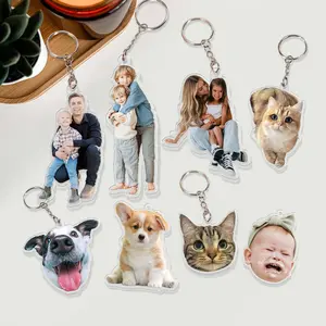 Personalized Photo Keychain, Custom Family Photo Keychain, Custom Baby Photo, Dog Photo Keychain, Mothers Day Gift, Gift For Mom