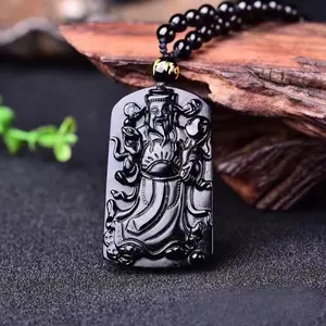 ST Obsidian Dragon Emblem Pendant – A Symbol of Strength and Protection