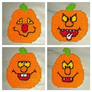 Halloween Jack-O-Lantern Refrigerator Magnets