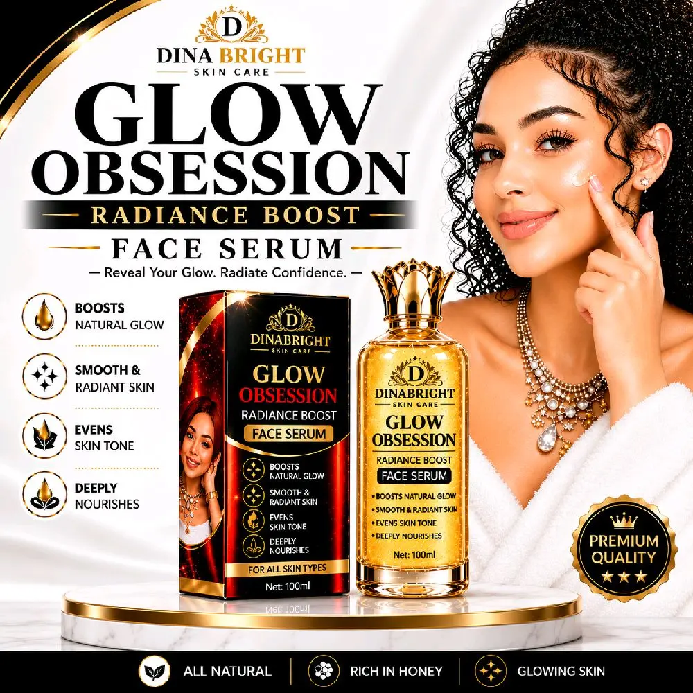 GLOW OBSESSION RADIANCE BOOST FACE BRIGHTENING SERUM.