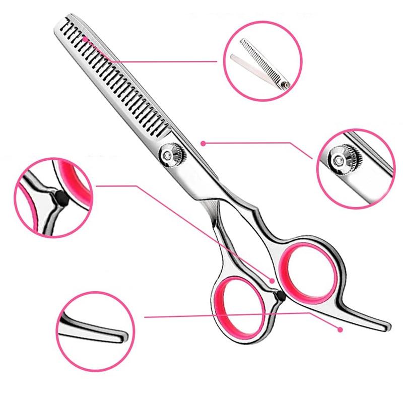 Gimars 6-in-1 Professional Dog Grooming Scissors Set - Heavy-Duty Titanium Coated 4CR Stainless Steel with Safety Round Tips for Cats and Dogs Grooming Gimars 6-in-1 Professional Dog Grooming Scissors Set - Heavy-Duty Titanium Coated 4CR Stainless Steel with Safety Round Tips for Cats and Dogs Grooming