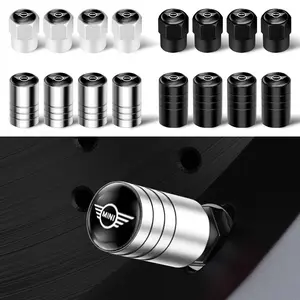 For MINI Cooper One S JCW R55 R56 F55 F56 R57 R58 R59 R60 Countryman Clubman Car Wheel Tire Valve Air Stem Cap Cover Decoration Auto Accessories