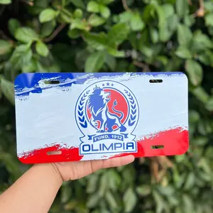 OLIMPIA LICENSE PLATE