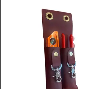 Leather pounch for level and knipex.