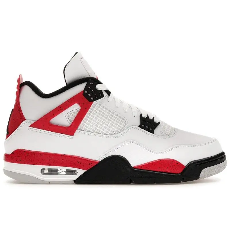 Jordan Men's 4 Retro Red Cement Basketball Shoes, from StockX