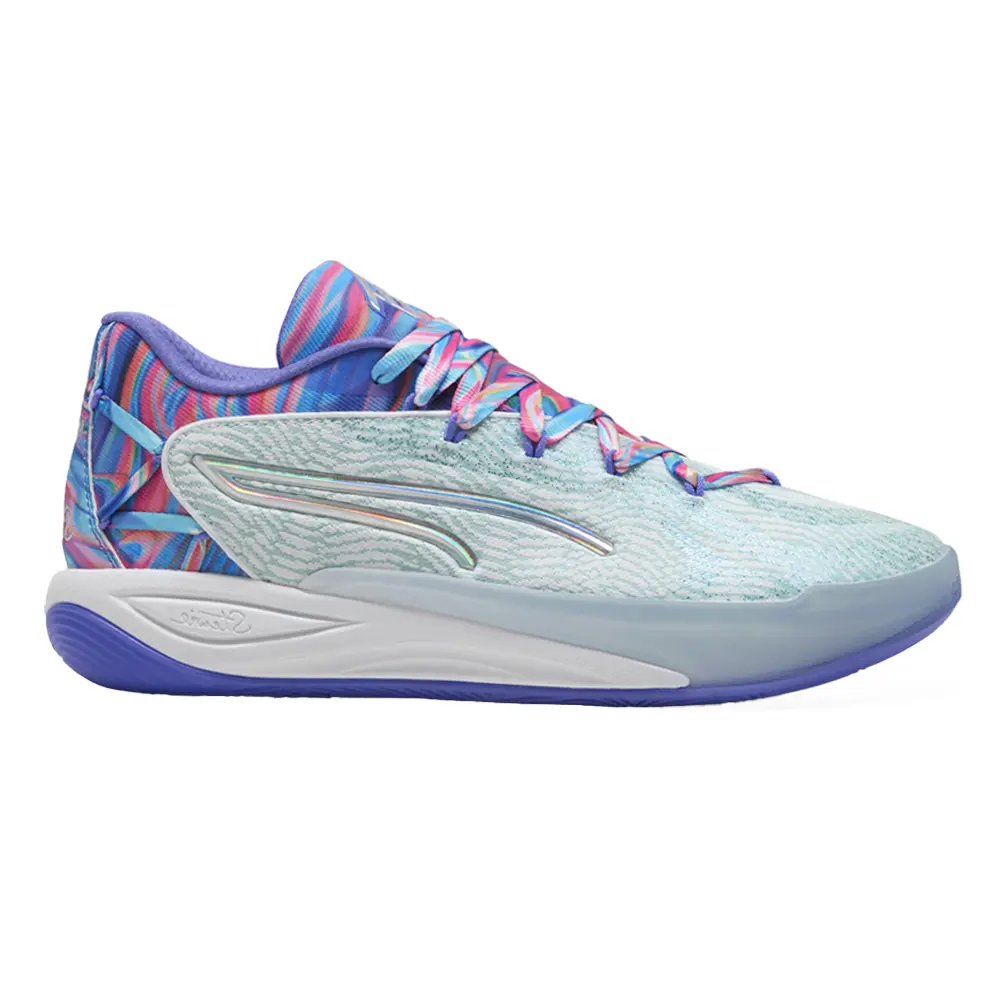 PUMA Womens Stewie 4 Prism Basketball Sneakers Shoes - Blue