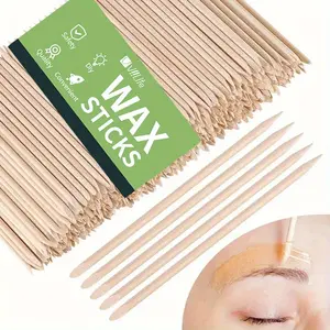 Natural Wood Wax Stick - Lightweight Hair Removal and Smooth/Soft Wax Stick, Suitable for Women, Portable Hair Removal Tool with Ergonomic Handle, Hair Removal Tool, Suitable for Home Spa Use, Smooth Skin, Simple Design, High-Quality Wax