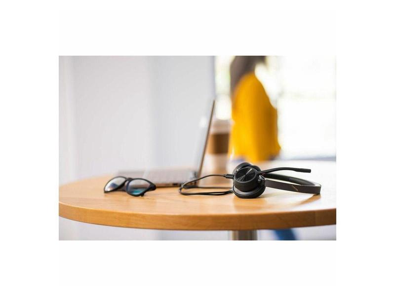 Poly Voyager 4300 UC 4320-M Headset - Google Assistant, Siri - Stereo - Wired/Wireless - Bluetooth - 164 ft - 20 Hz - 20 kHz - On-ear, Over-the-head - Binaural - Ear-cup - 4.92 ft Cable - MEMS Technol