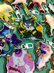 League of Legends/Arcane/2XKO 3" Acrylic Keychains
