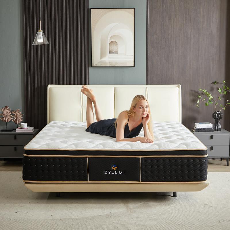 Clearance Sale | Final Stock | Hybrid Mattress 2.0 10–14 Inch Mattress in a Box, Memory Foam & Individual Pocket Springs, Motion Isolation, Pressure Relief, Queen Bed Mattress