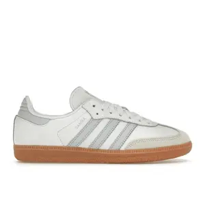 adidas Women's Samba OG White Halo Blue Gum Soccer Shoes, from StockX