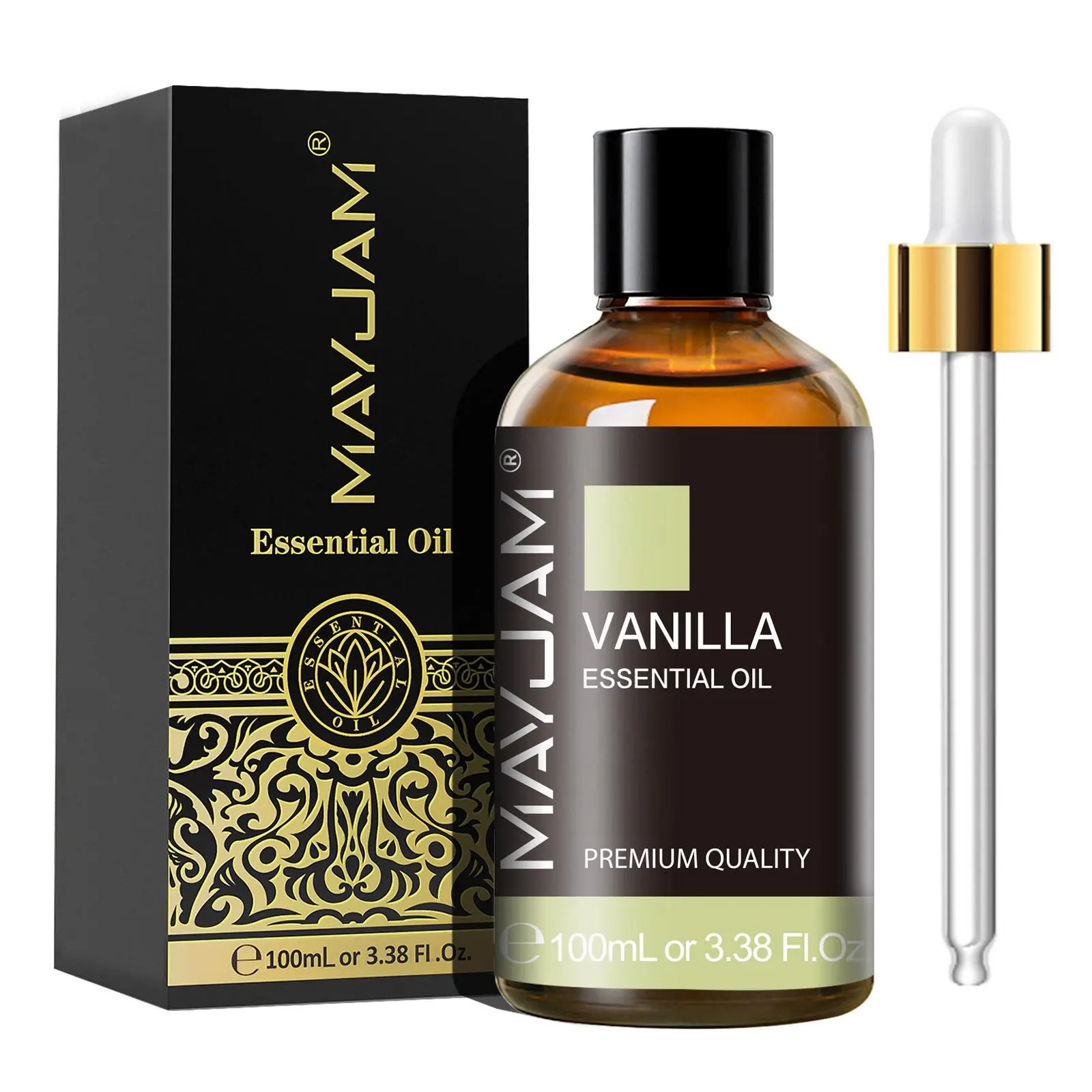 MAYJAM 100ml Essential Oil for Humidifier Diffuser - Vanilla Lavender Bergamot Sandalwood Pine Needles Scent, Home Fragrance Freshener, Perfume-Style Candle Compatible, Ideal Gift with Free Shipping