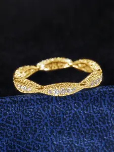 1 PC Romantic Cubic Zirconia Ring For Women For Wedding Engagement Anniversary Party Band Jewelry Valentine's Day Gift Fashion Rings