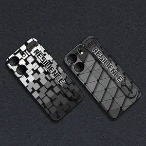 Phone Holder Silicone Phone Case For BLU View5 Soft case simple protective Dirt-resistant Waterproof Anti-knock masculine Kickstand Wristband Shockproof Plain color Back Cover