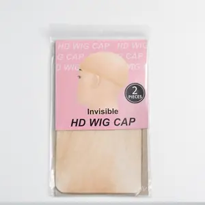FDX HAIR Ultra Thin Invisible Brown Sheer Wig Caps Skinlike Real HD Wig Cap Wholesale For Lace Front Wig For Women Stretchy Stocking Wig Caps