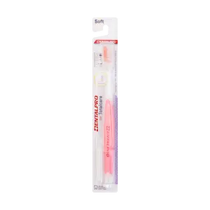 DENTALPRO W 4 Row Standard Toothbrush Soft Random Colors Provided 1pc