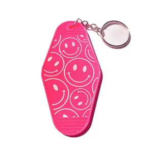 Smiley face keychain