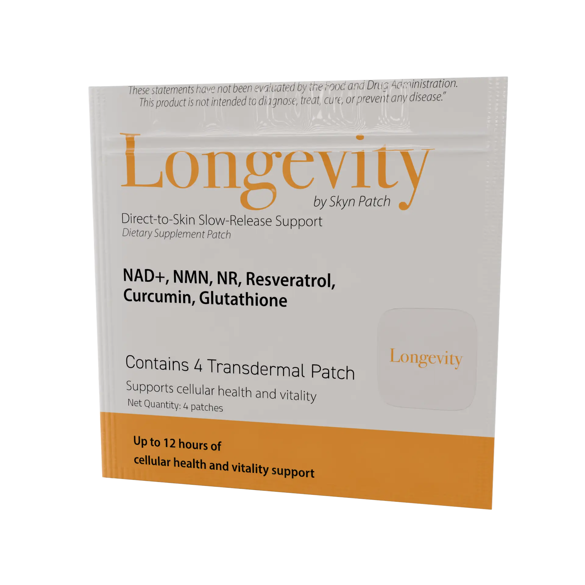 SkynPatch Longevity Wearable Botanical Patch (4 Patches)