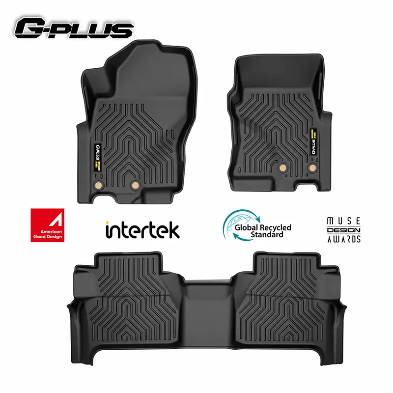 G-PLUS Floor Mats Fit for Nissan Frontier /Pathfinder/Rogue/   Sentra/ Altima/Kicks/Rogue/Altima/ Titan  TPE Custom Fit All Weather Protection