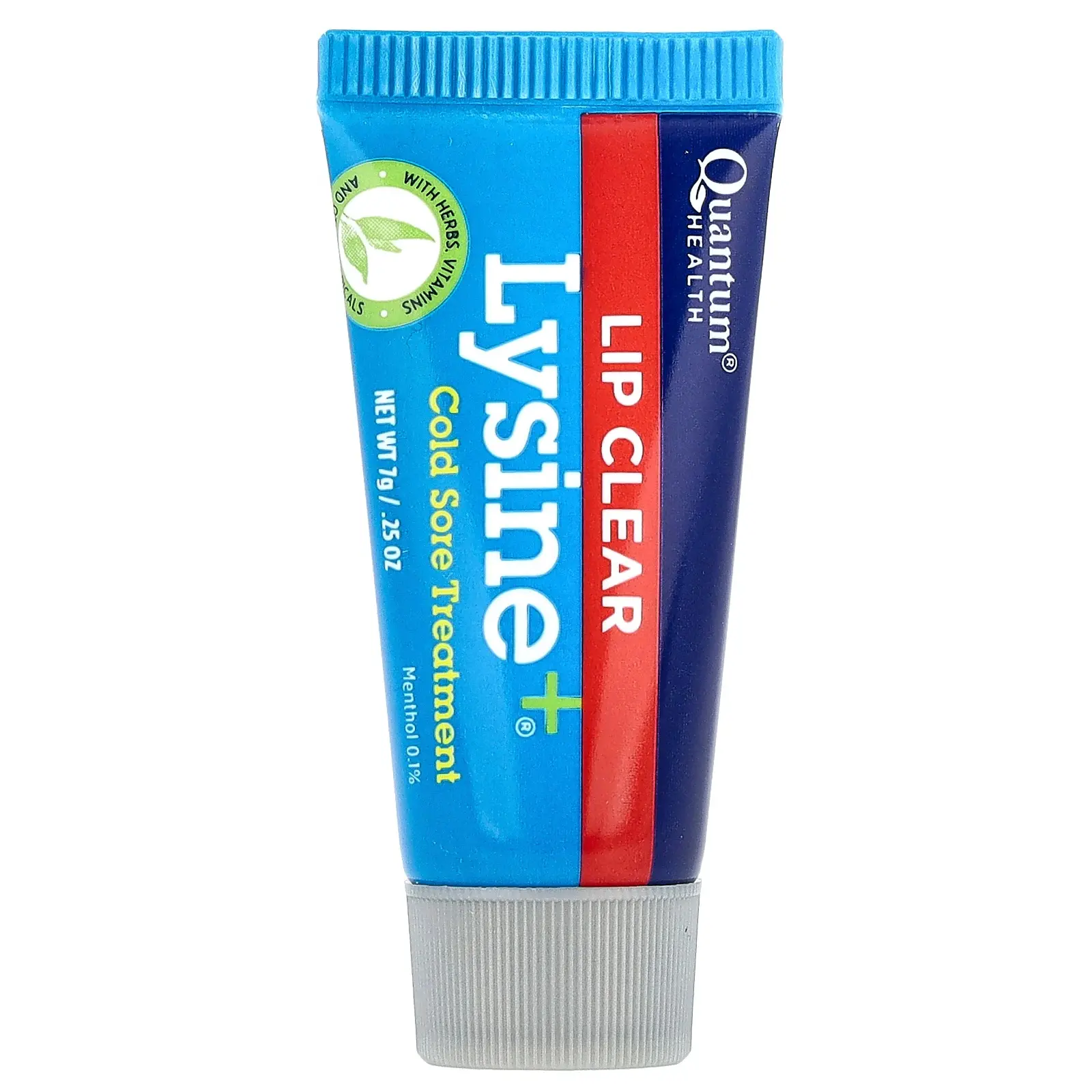 Quantum Health Lip Clear® Lysine+®, Cold Sore Treatment, 0.25 oz (7 g) | HSA/FSA Eligible
