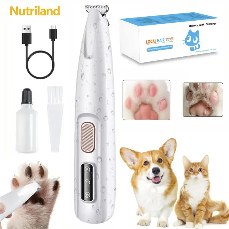 2025 Summer New Paw Hair Trimmer Pet Clippers, cat and dog face, ear, eye, foot hair, Hair Clippers. Pet Universal
