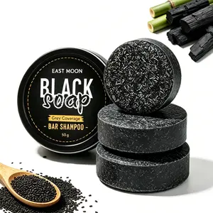 3PCS Men’s Hair Shampoo Soap – Natural Gray Hair Reverse Bar – Deep Cleaning & Nourishing Shampoo Bar for Men – Moisturizing Hair Care, Dark Hair Shine, Soothing & Sustainable Cleansing Solution Conditioner Haircare Glossy Cleanser Haircare Cleanser
