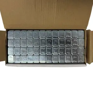 Box of Chrome 1/4 oz Stick on Wheel Weights 0.25 oz Chrome, Adhesive, 9 Lbs Box 48 Strips Per Box, 576 pcs of 1/4 Ounces per Box. Cars, Trucks, SUVs, Motorcycles, RC Cars. Low Profile