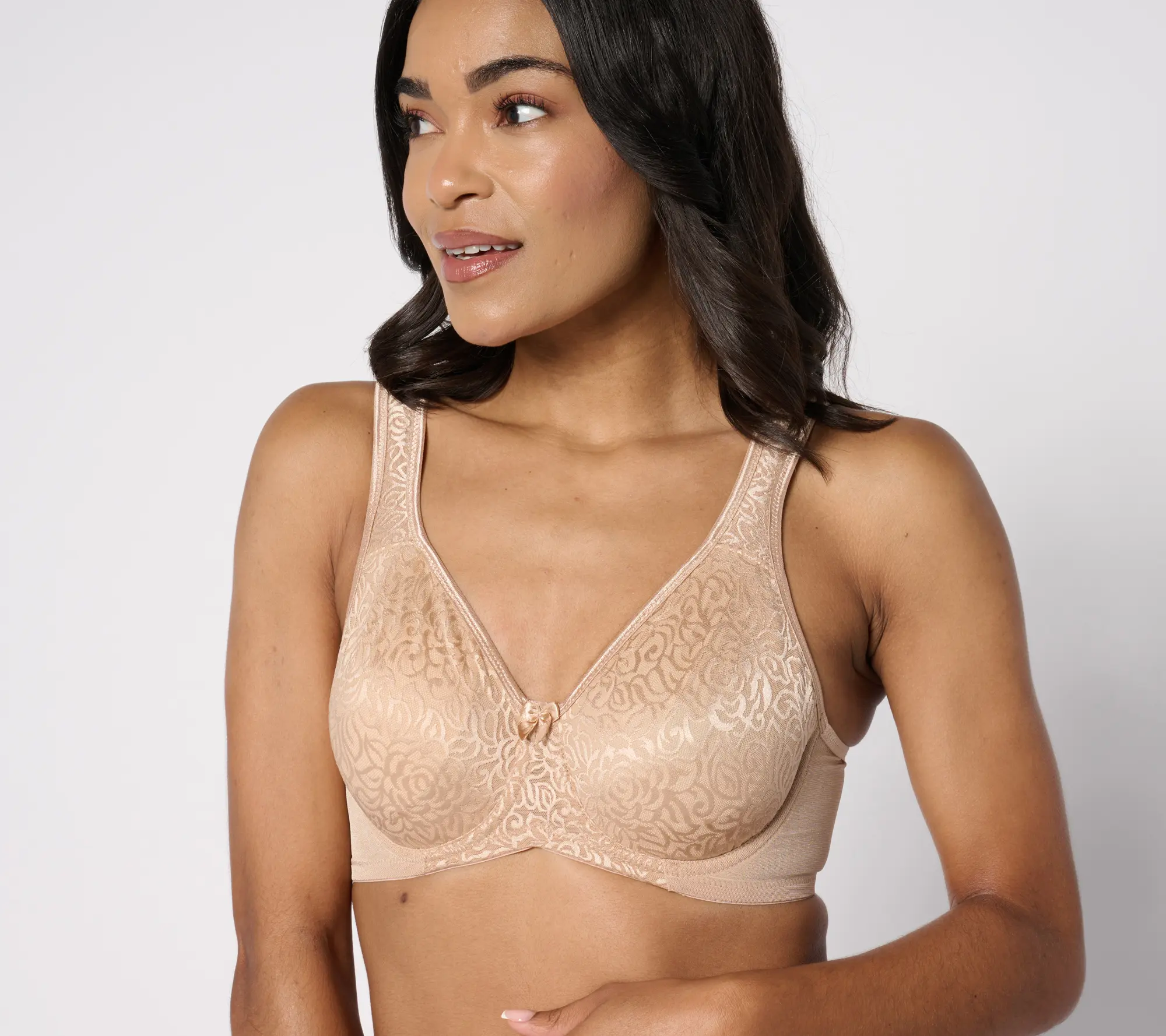 Breezies Wild Rose Seamless Underwire Support Bra -Core Breezies Wild Rose Seamless Underwire Support Bra -Core