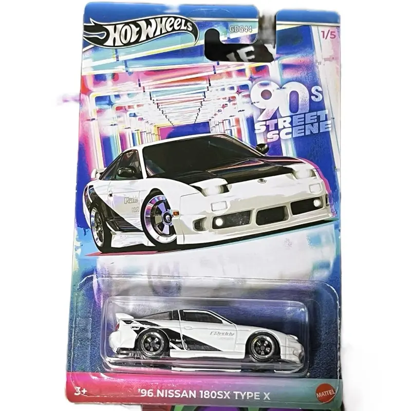 '96 Nissan 180SX Type X Hot Wheels Exclusive *90's Street Scene* NIP 1:64 Scale