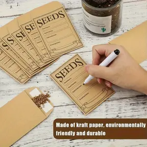20pcs/50pcs Seed Saving Envelopes, All Kinds of Vegetable Seed Bags, Sample Bags, Seed Bags for Flower Vegetable Seeds Storage