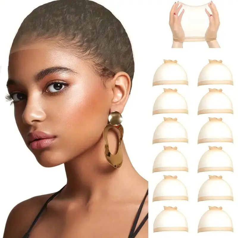 Geeta Hair-Breathable Invisible Elastic Wig Cap for Secure and Comfortable Wig Wear Durable Haircare