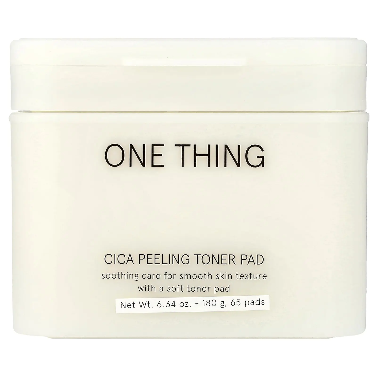 One Thing Cica Peeling Toner Pad, 65 Pads, 6.34 oz (180 g)