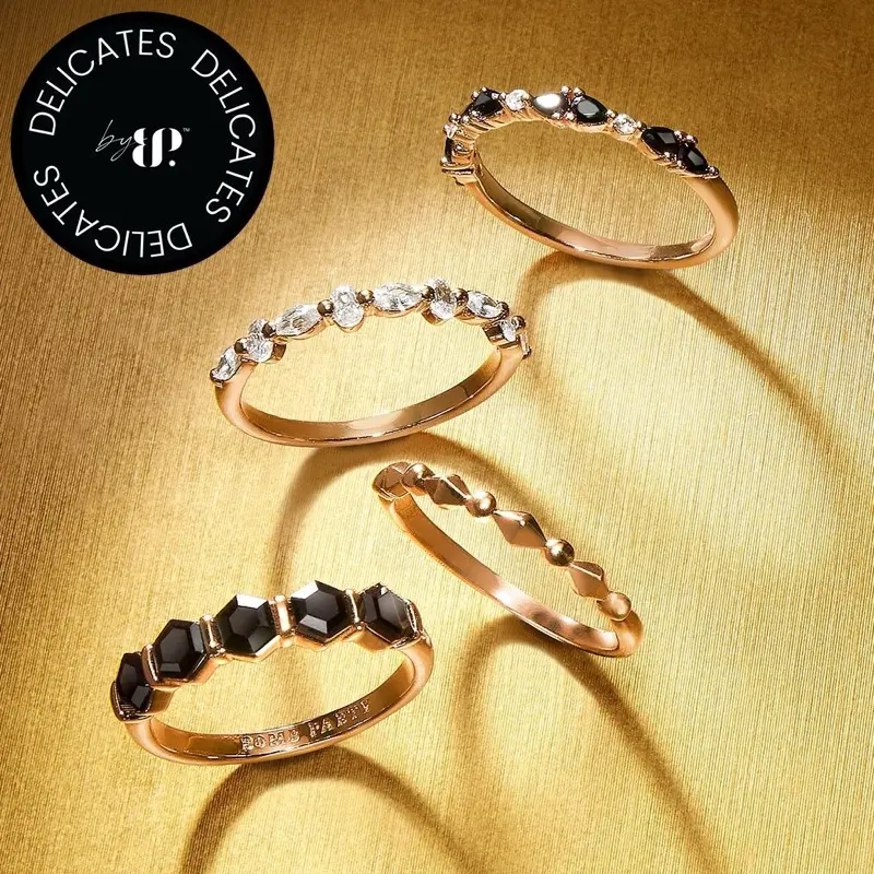 BP Delicates **Home Reveal** Beautiful Stackable Rings, 3-5 per item - Fizzable Cube