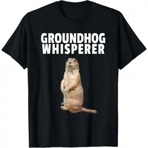 Groundhog Whisperer Tshirt Funny Groundhog Day 2019 Shirt T-Shirt Graphic tees