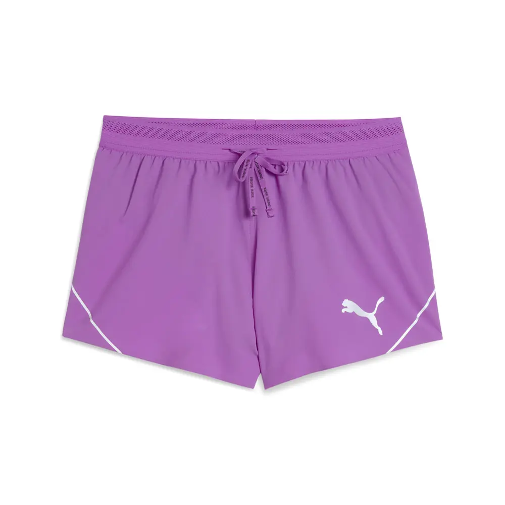 PUMA Womens Raceday Ultraweave 3 Inch Split Shorts Running Casual Bottoms  - Purple