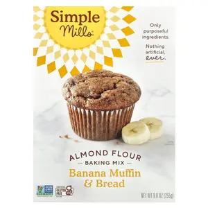 Simple Mills Almond Flour Baking Mix, Banana Muffin & Bread, 9 oz (255 g)