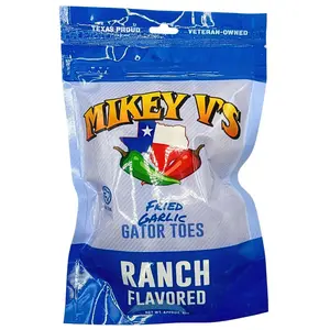 Mikey V’s Gator Toes- Crispy Fried Ranch Flavored Garlic Snack