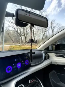 Cross Cowboy Hat Car Ornament - Inspirational Western Themed Hanging Auto Accessory