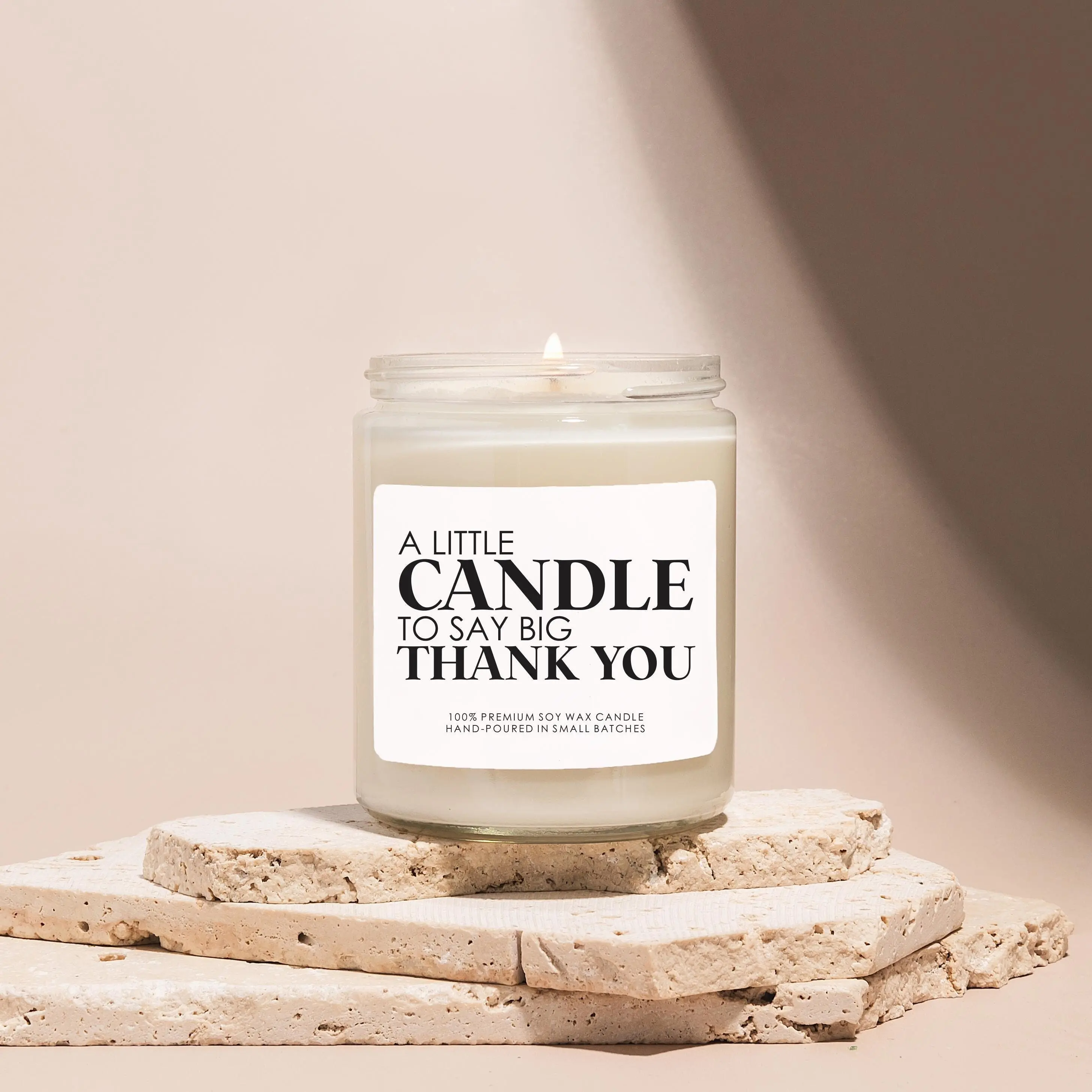 Thank You Candle, Small Appreciation Gift, Thank You Hostess Candle, Appreciation Gift