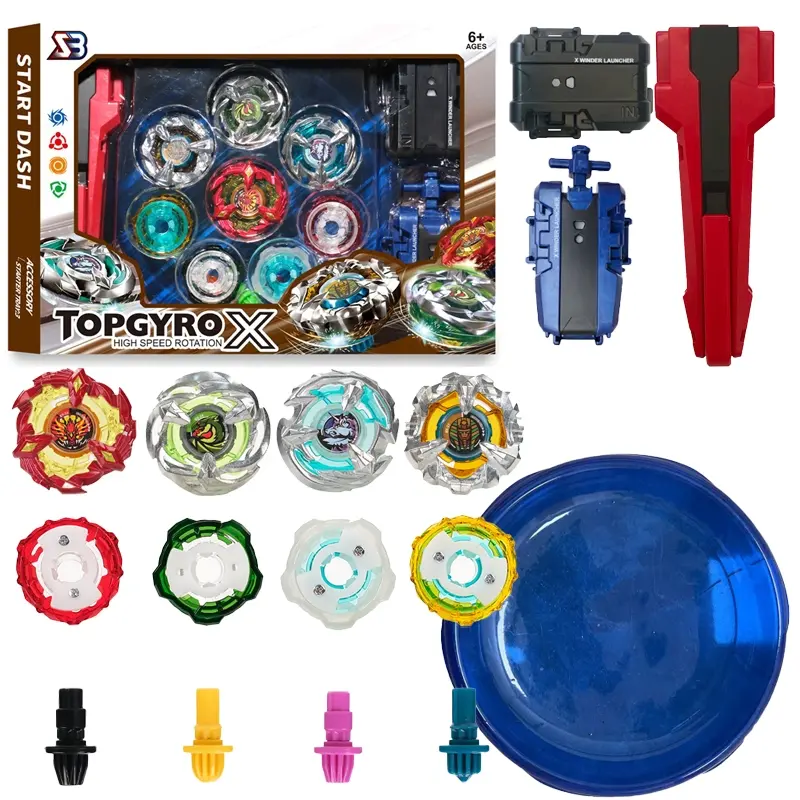 Annual X Series Battle Armor Spinning Top Gyro Gift Box Set