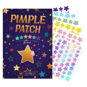 Star Shaped Acne Patches, 240 Count, Fragrance-Free, Alcohol-Free, Suitable for All Skin Types, Gentle Cleansing Pore Strips