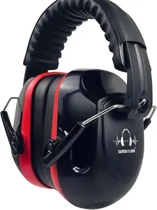 Ear Muffs Noise Reduction SNR 33dB Adjustable Lightweight Safety Earmuffs Sound Proof Noise Cancelling ANSI